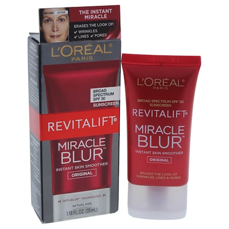 Loreal Paris Revitalift Miracle Blur Instant Skin Smoother SPF 30 Sunscreen for Women - 1.18 oz W-SC-3948